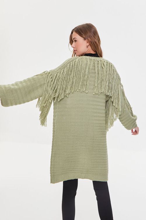 SAGE Tassel-Trim Cardigan Sweater, image 3