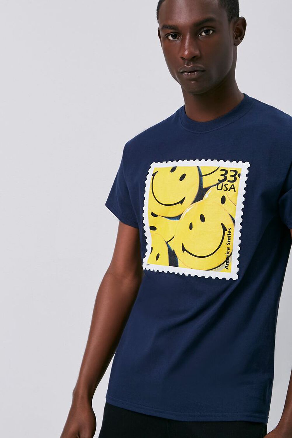 BLUE/YELLOW USPS Graphic Tee, image 1