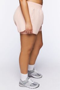 Plus Size High-Rise Windbreaker Shorts, image 3