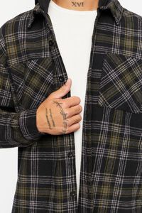 BLACK/MULTI Plaid Combo Flannel Shirt, image 5