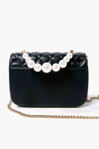 Quilted Faux Pearl Crossbody Bag, image 3