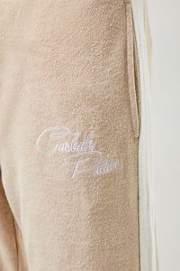 TAUPE/CREAM Embroidered Casbah Palace Graphic Sweatpants, image 5