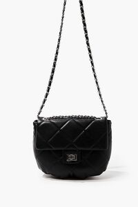 Quilted Faux Leather Crossbody Bag, image 5