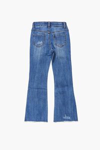 Girls Distressed Flare Jeans (Kids), image 2