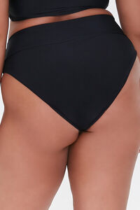 BLACK Plus Size High-Waist Bikini Bottoms, image 4