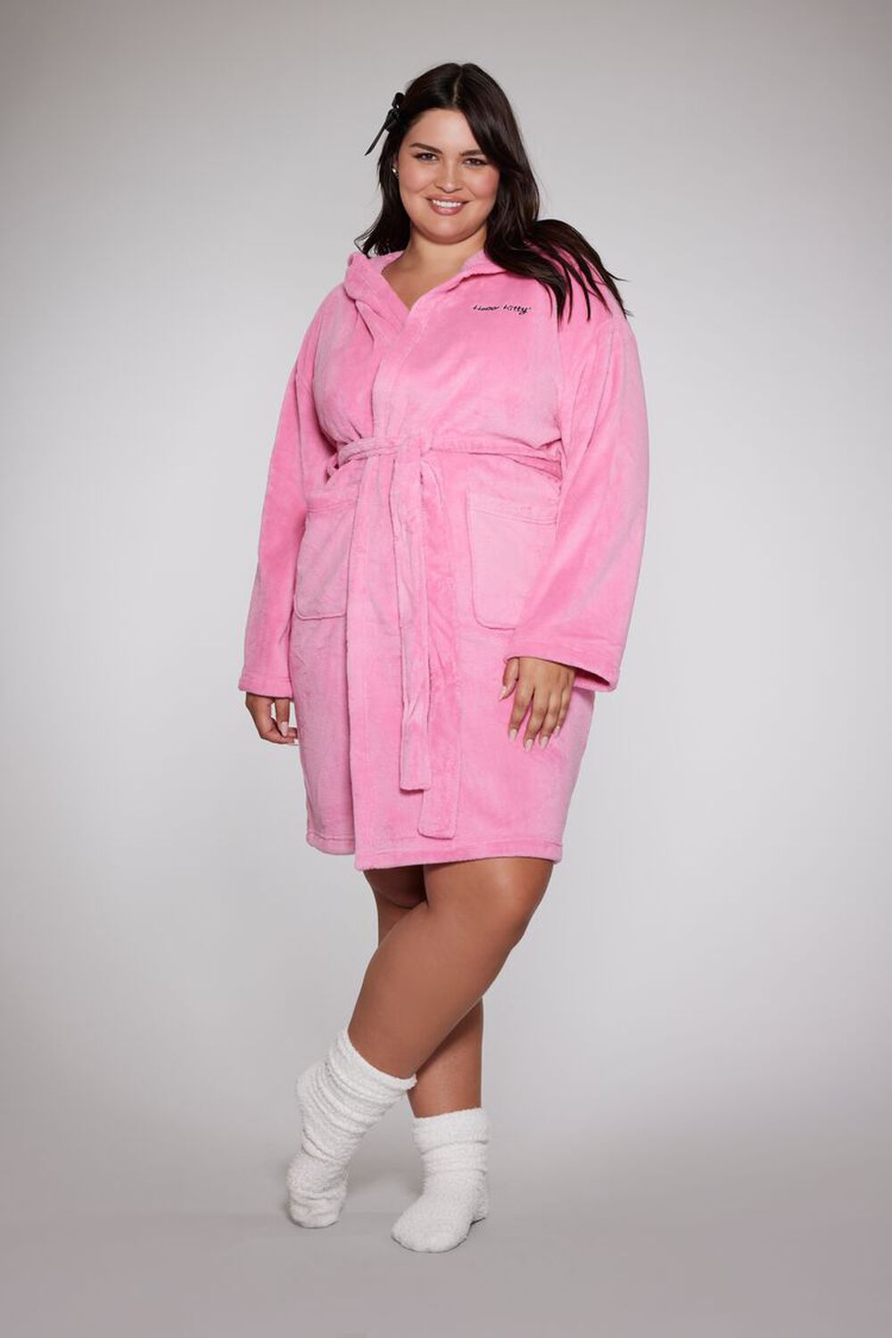 Plus Size Hello Kitty Robe