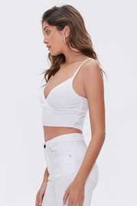 CREAM Ribbed Sweater-Knit Cropped Cami, image 2