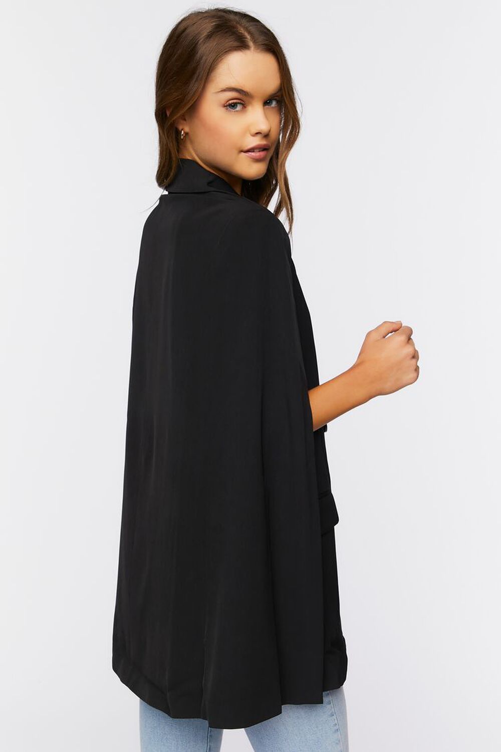 Double-Breasted Cloak Blazer, image 2