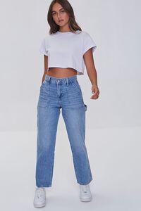 High-Rise Cargo Jeans