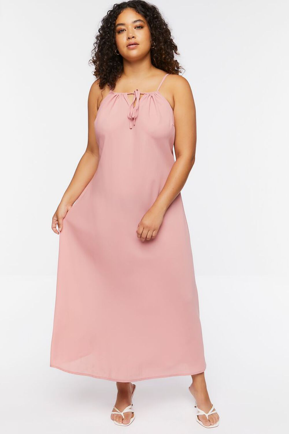 ROSE Plus Size Cami Maxi Dress, image 1