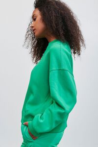 GREEN Pantone Fleece Pullover, image 2