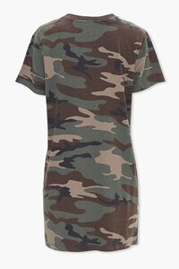 Camo Print T-Shirt Dress, image 2