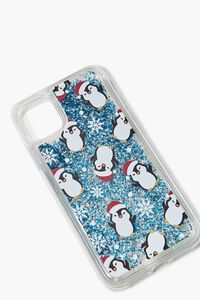 BLUE/MULTI Christmas Waterfall Case for iPhone 11, image 2