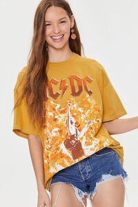 ACDC Tour Graphic Drop-Sleeve Tunic, image 1