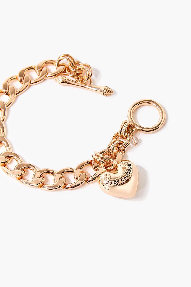 Amazon.com: Juicy Couture Pink Glass Stone Toggle Bracelet: Clothing, Shoes  & Jewelry