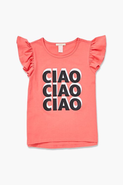 PINK/MULTI Girls Ciao Graphic Tee (Kids), image 1