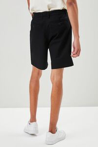 BLACK Pocket Vented-Hem Shorts, image 4