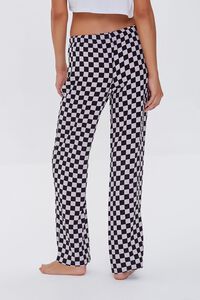 BLACK/GREY VIOLET Checkered Pajama Pants, image 5