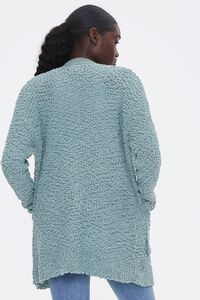 Popcorn-Knit Cardigan Sweater, image 3