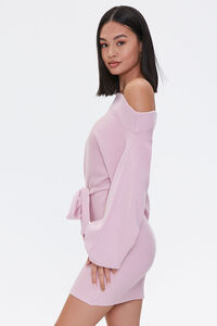 LILAC Off-the-Shoulder Sweater Dress, image 2