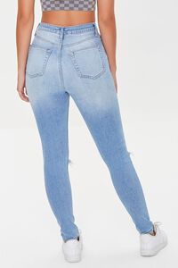 LIGHT DENIM Premium High-Rise Skinny Jeans, image 4