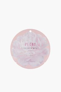 PINK Peony Collagen Face Mask, image 1