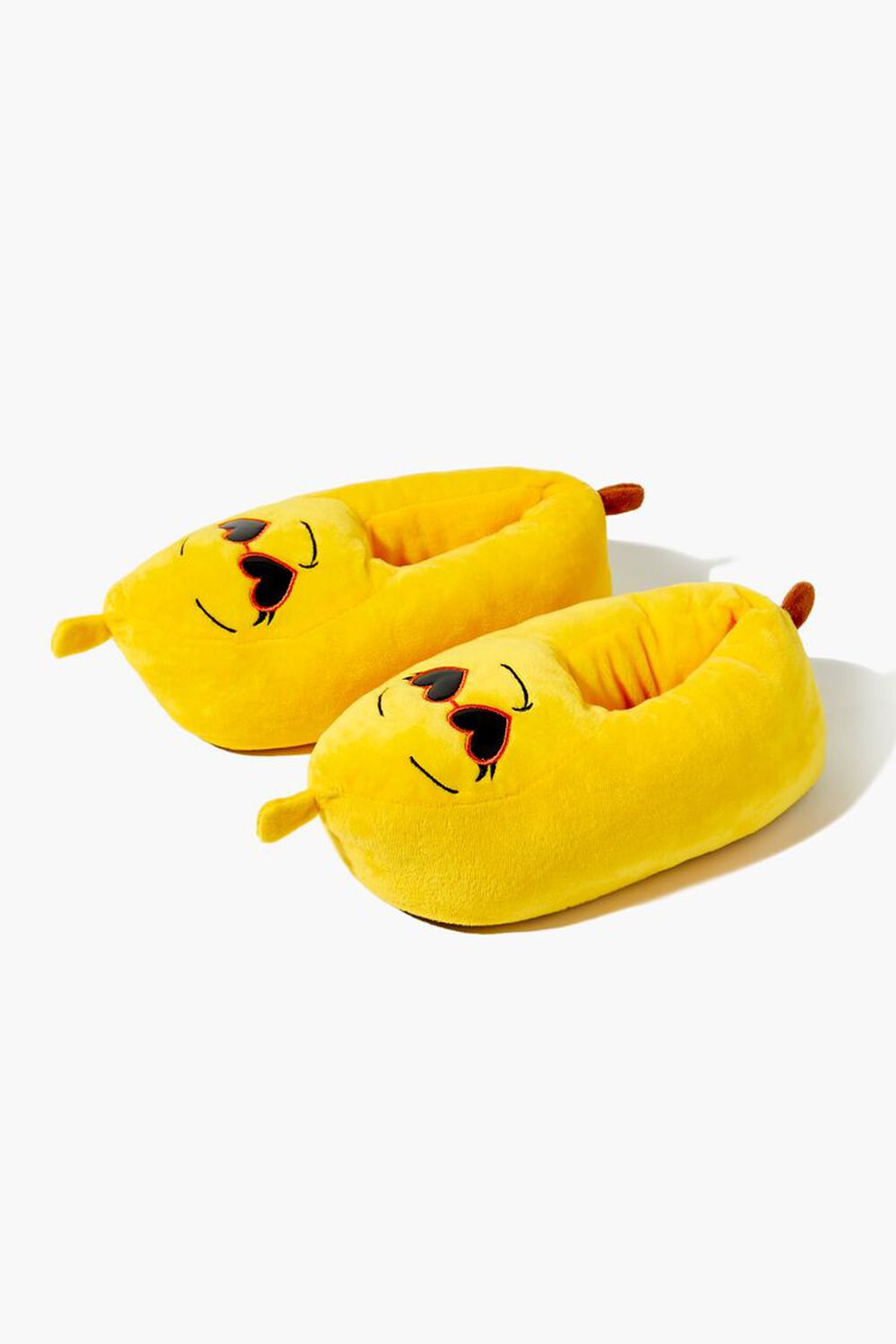 YELLOW Embroidered Banana House Slippers, image 1