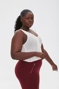 IVORY Plus Size Sweater-Knit Tank Top, image 3