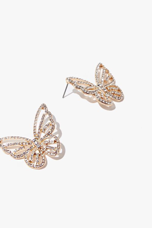 Butterfly animal pattern post earring