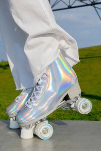 WHITE/MULTI Donna Quad Roller Skates, image 2
