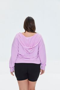WISTERIA Plus Size French Terry Zip-Up Hoodie, image 4