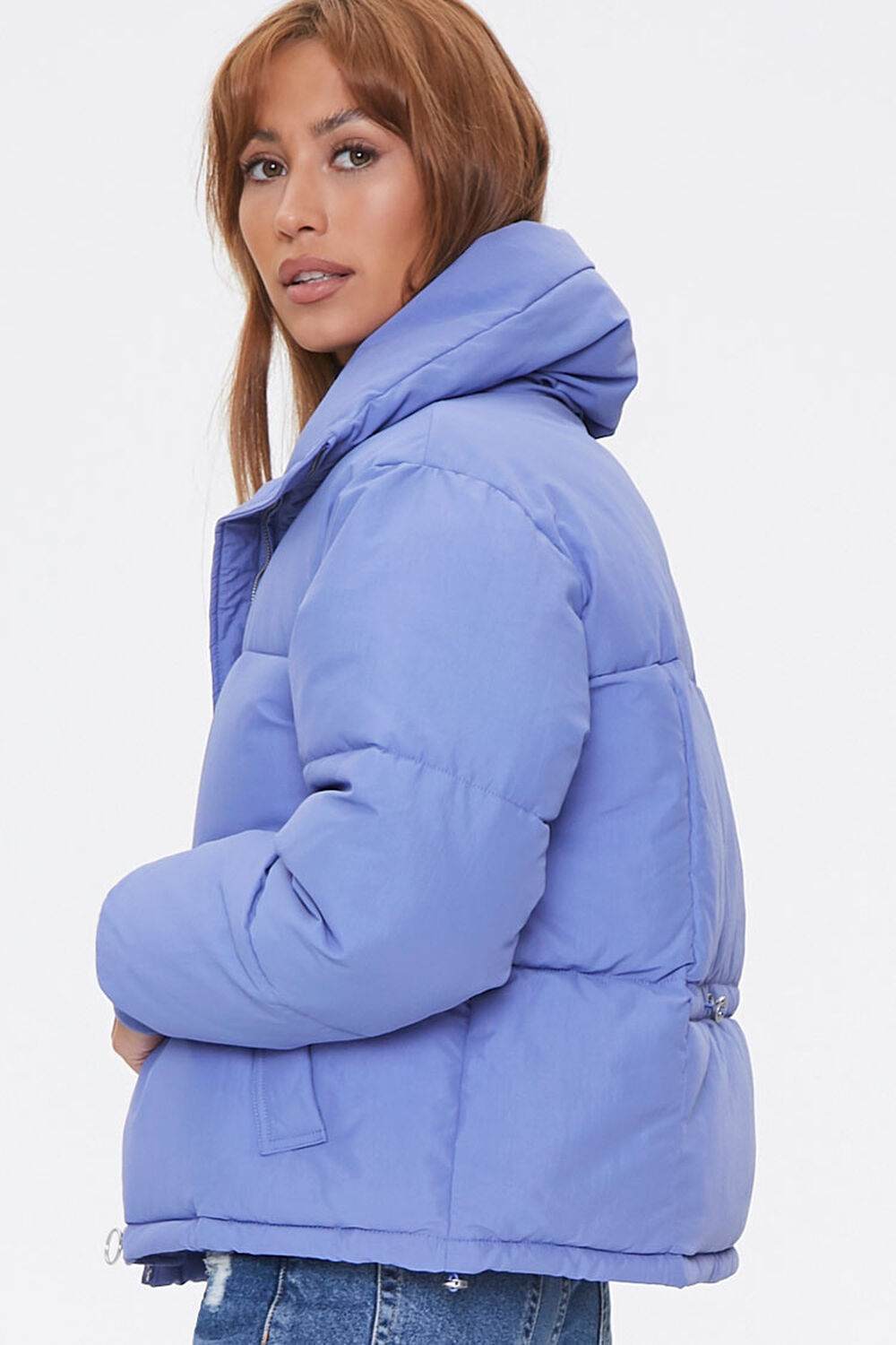 PERIWINKLE Pull-Ring Puffer Jacket, image 2