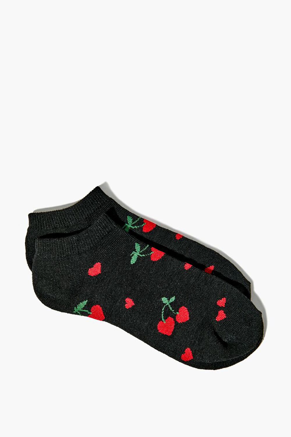 Cherry Print Ankle Socks