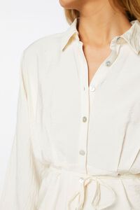 CREAM Tie-Waist Mini Shirt Dress, image 5