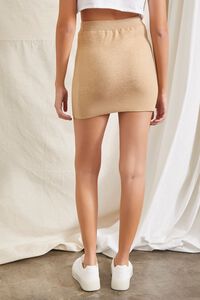 CAPPUCCINO Sweater-Knit Mini Skirt, image 4