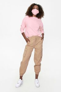 PINK Drop-Sleeve Crew Pullover, image 5