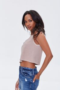 TAUPE Cropped Tank Top, image 2