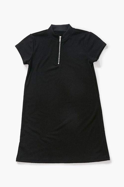 BLACK Girls Half-Zip Dress (Kids), image 1