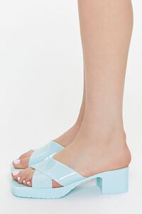 MINT Jelly Open-Toe Block Heels, image 2