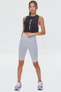 BLACK/MULTI Active Empower Graphic Muscle Tee, image 4
