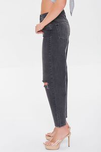 WASHED BLACK Premium Distressed Boyfriend Jeans, image 3