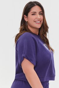 NAVY/WHITE Plus Size New York Pullover, image 2