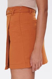 RUST Belted Mini Skirt, image 3
