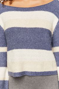 PINK/MULTI Striped Boat Neck Sweater, image 6