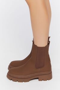 BROWN Lug-Sole Chelsea Boots, image 2