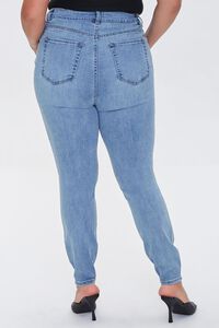LIGHT DENIM Plus Size High-Rise Skinny Jeans, image 4