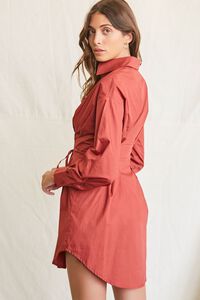 Lace-Up Shirt Dress, image 2