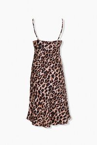 BEIGE/BLACK Leopard Print Slip Dress, image 3