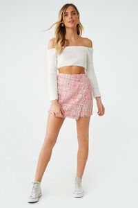 Tweed Mini Skirt, image 4