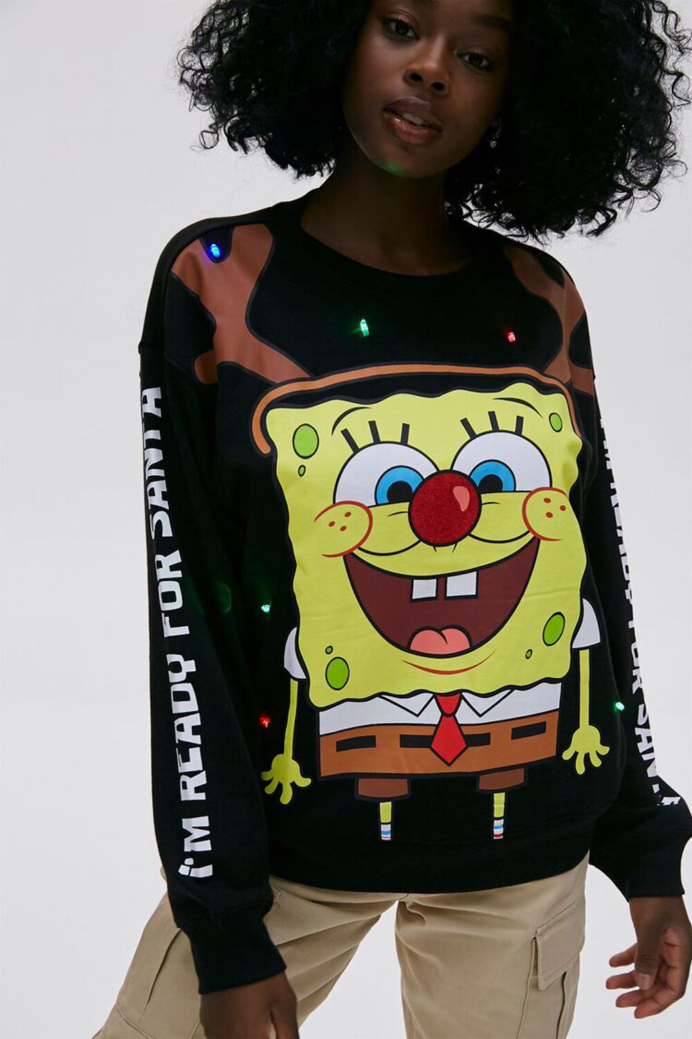 Buiten adem Weg huis Rimpels Holiday SpongeBob SquarePants Pullover
